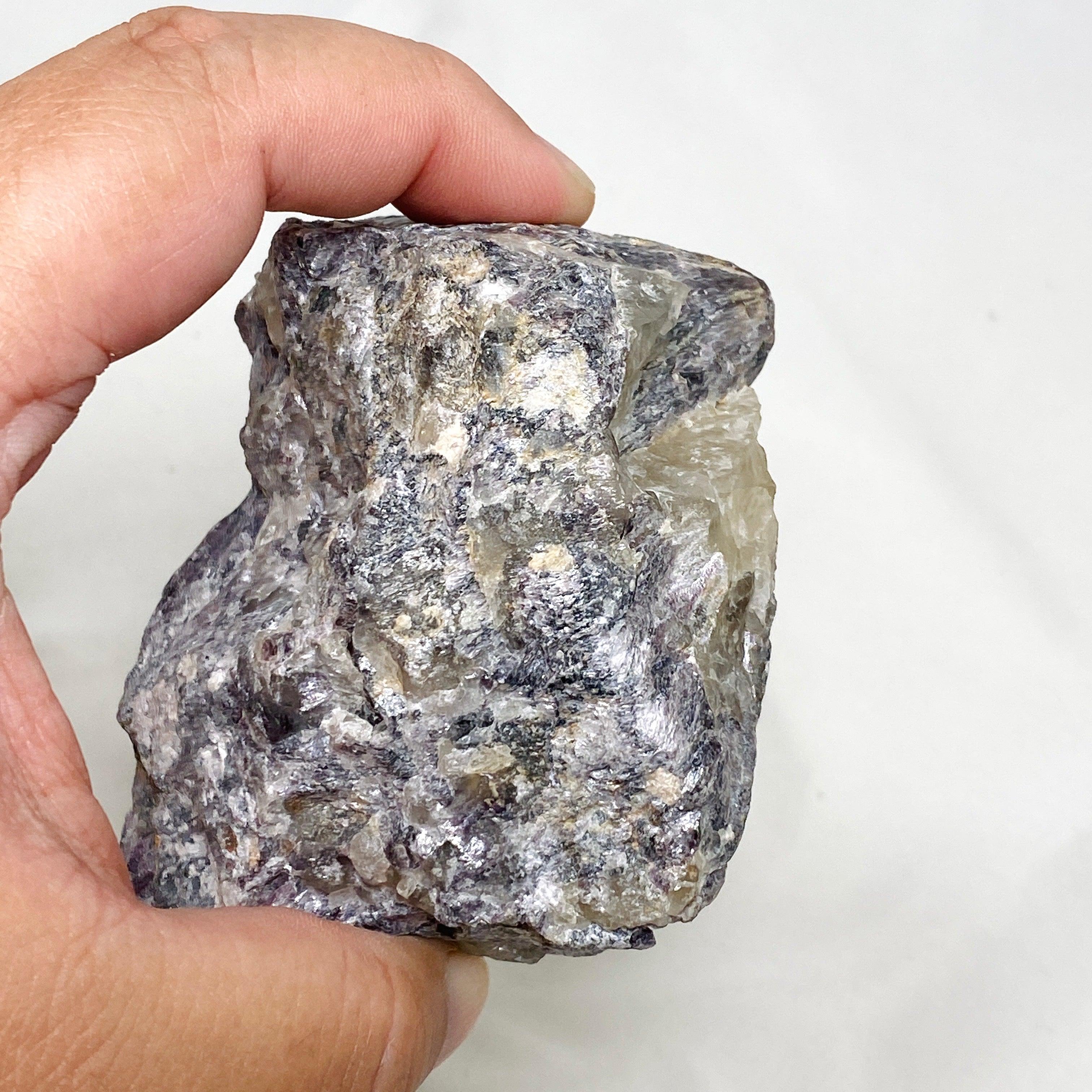 Silver Leaf Lepidolite CR3649 - Natural Healing Crystal for Stress Relief, Anxiety & Emotional Balance | Perfect for Meditation, Home Decor & Spiritual Healing