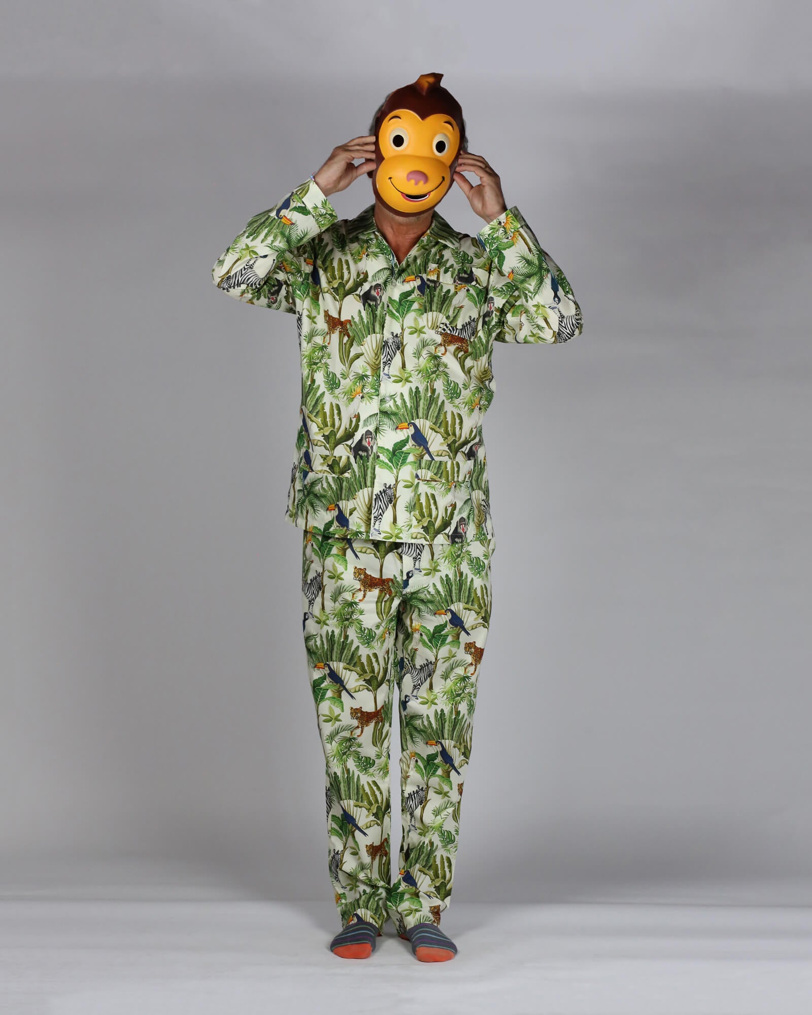 DÉCLIC Jungle Life Pajamas for Women - Soft & Comfortable Sleepwear Set with Animal Print - Perfect for Lounging, Sleepovers & Cozy Nights at Home