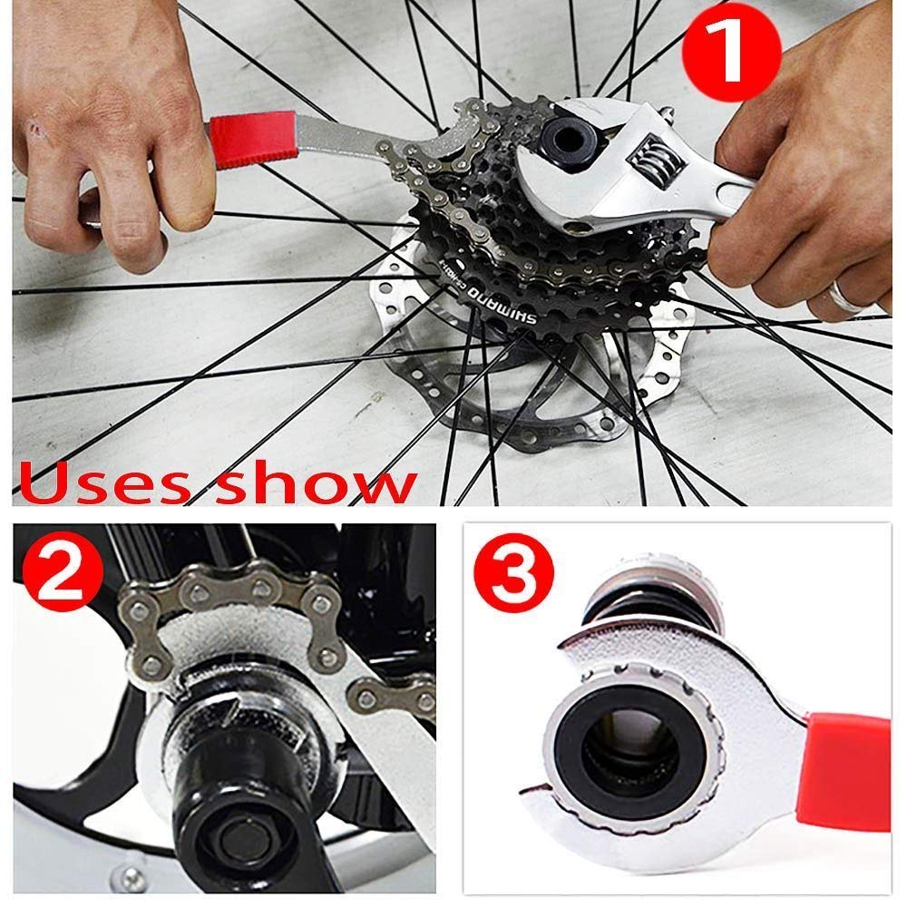 VALINK Professional Bike Repair Tool Kit - Mountain Road Bicycle Chain Remover, Bracket Tool, Freewheel & Crank Puller - Complete Cycling Maintenance Set for Outdoor Adventures & DIY Repairs