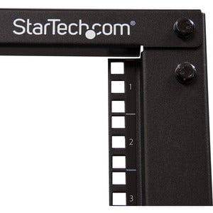 8U 19-Inch Open Frame Server Rack - Adjustable Depth (22-40in) 4-Post Network Rack for Dell PowerEdge, HP ProLiant & ThinkServer - Compact Mobile Free-Standing Computer Equipment Rack for Data Centers & Server Rooms (4POSTRACK8U)
