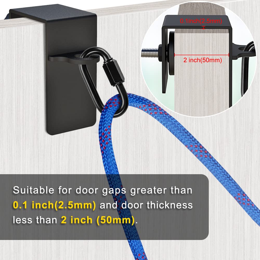 SELEWARE Heavy Duty Door Anchor for Resistance Bands - Home Gym Workout Equipment, Door Mount Attachment for Strength Training, Physical Therapy & Fitness Exercises - Perfect for Home Workouts, Rehabilitation & CrossFit Training