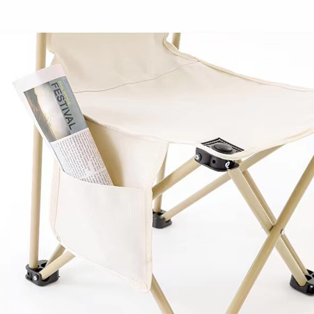 Best Foldable Camping Chair with Cup Holder & Side Pocket - Portable Lightweight Outdoor Chair for Camping, Beach, Fishing, Picnics & Backyard Relaxation