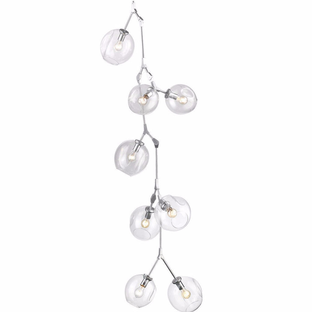 Eudora Cluster Pendant Light - Modern Crystal Chandelier for Dining Room, Bedroom & Living Room | Elegant Ceiling Lighting Fixture for Home Decor