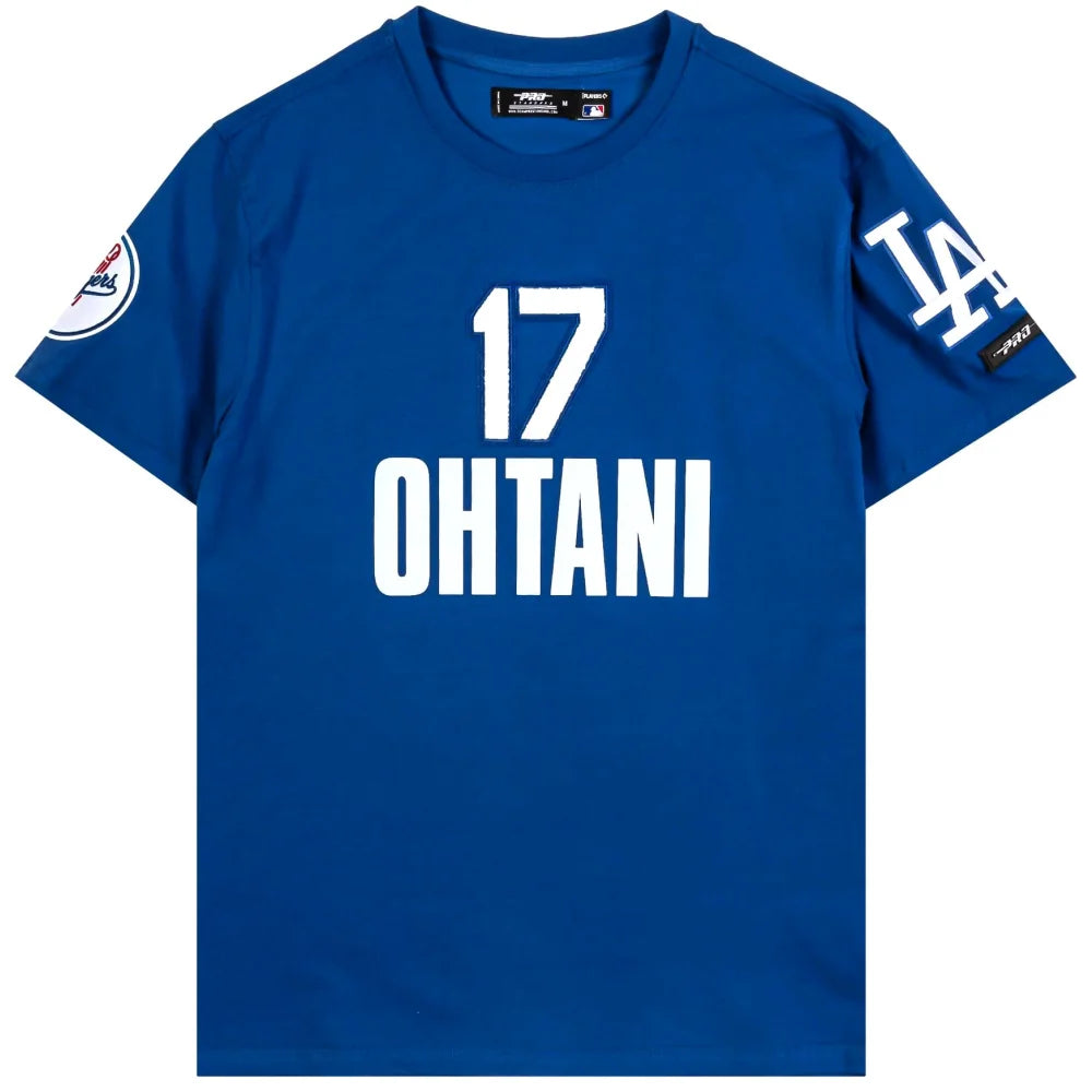 Shohei Ohtani #17 Los Angeles Dodgers Jersey T-Shirt - Men's Baseball Fan Apparel - Classic Blue Replica Jersey for Game Day & Casual Wear
