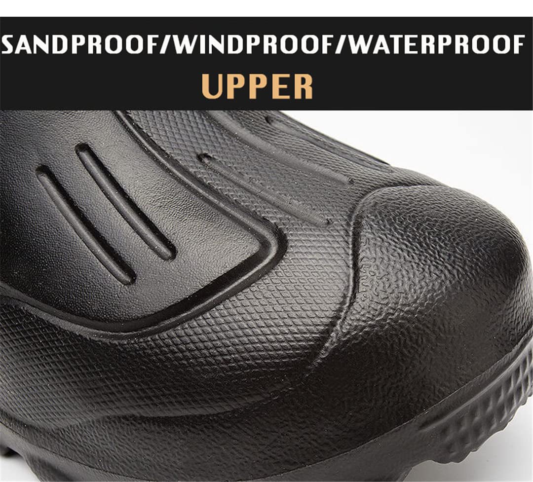 Men's Waterproof Winter Hiking Boots - Ultra Lightweight Thermal Snow Boots for Outdoor Trekking, Fishing & Hunting | Warm Wool Liner for Cold Weather Adventures