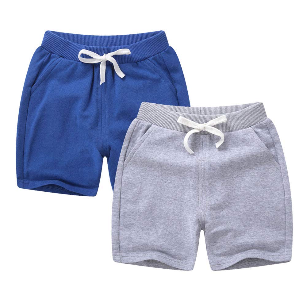 **Soft Cotton Toddler Jogger Shorts for Boys & Girls - Comfortable Baby Sport Pants for Playtime, Daycare & Outdoor Activities**