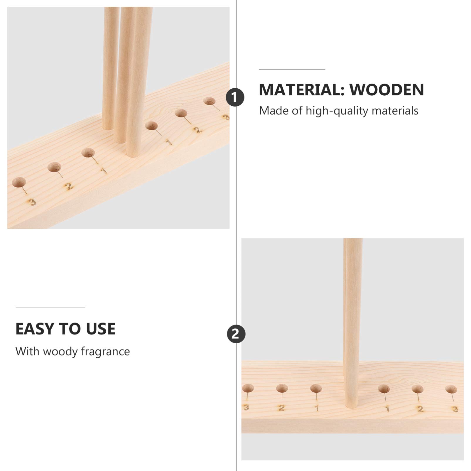 Wooden Bow Maker Tool - Handcrafted Wooden Ribbon & Bowknot Maker for DIY Wreaths, Gift Wrapping, and Craft Projects - Perfect for Large Bows and Holiday Decorations