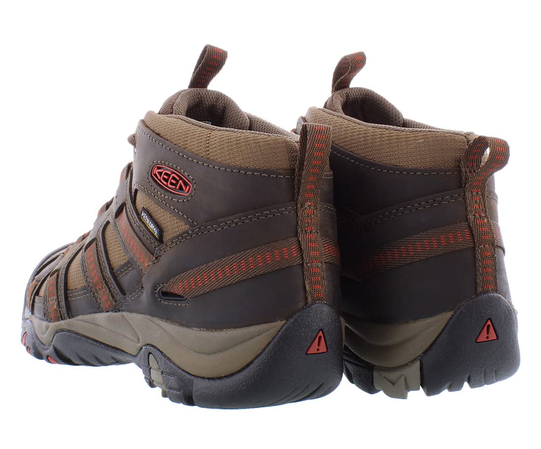 KEEN Men's Siskiyou Mid Height Waterproof Hiking Boots - Lightweight Outdoor Trekking Shoes for Men, Durable Non-Slip Traction - Perfect for Mountain Climbing, Camping & Trail Walking