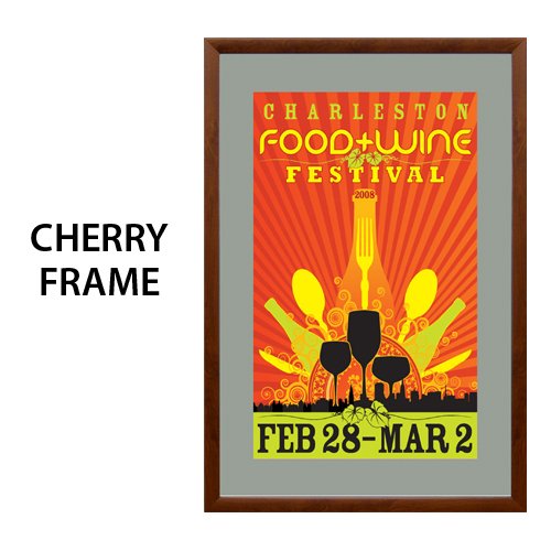 24x48 Designer Wood Snap Frames for Posters - 4 Wide Matboard - Perfect for Art Displays, Gallery Exhibits & Home Decor
