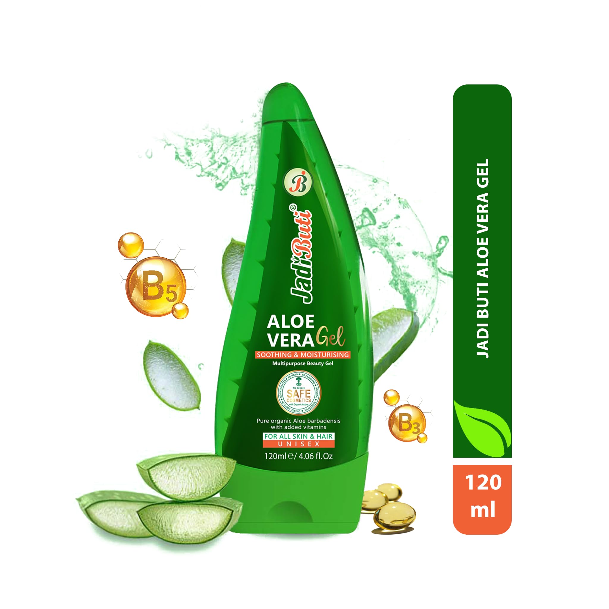 Organic Aloe Vera Gel & Neem Tulsi Face Wash Combo - 120ml + 100ml | Pure Aloe Barbadensis with Vitamins, Manjistha & Turmeric | Hydrating & Cleansing for Acne, Oily & Sensitive Skin | Daily Skincare Routine for Face & Body