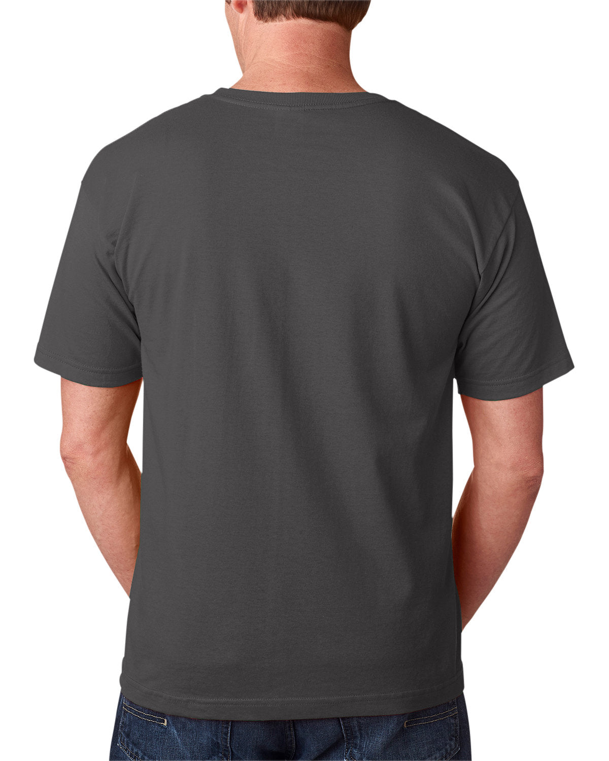 Bayside BA5040 Men's 100% Cotton T-Shirt - Soft 5.4 oz Crewneck Tee for Casual Wear, Gym & Everyday Comfort