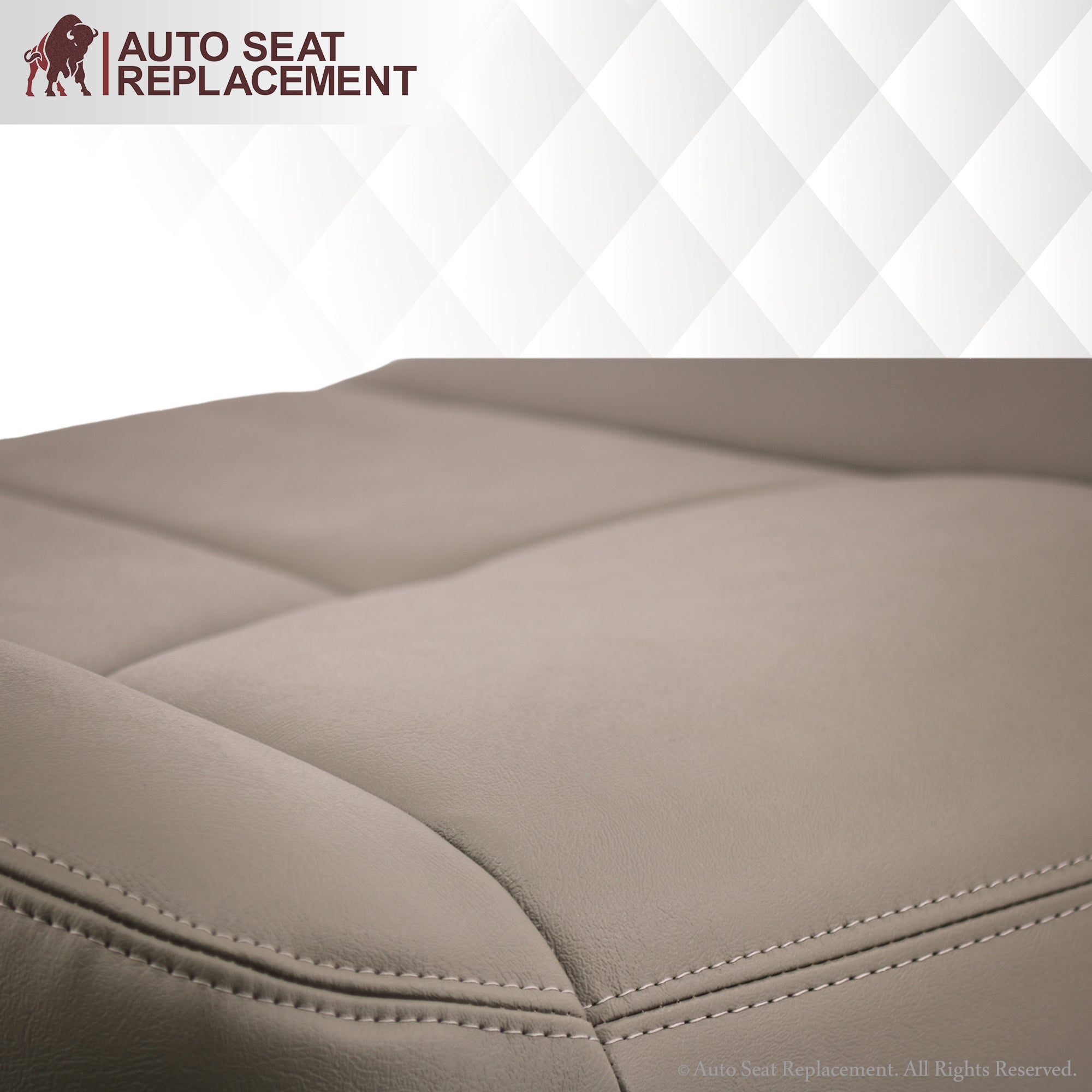 2003-2007 Chevy Tahoe & Suburban Custom Fit Seat Covers - Light Gray Fabric, Universal Car Seat Protector for SUV - Perfect for Road Trips, Camping & Family Adventures