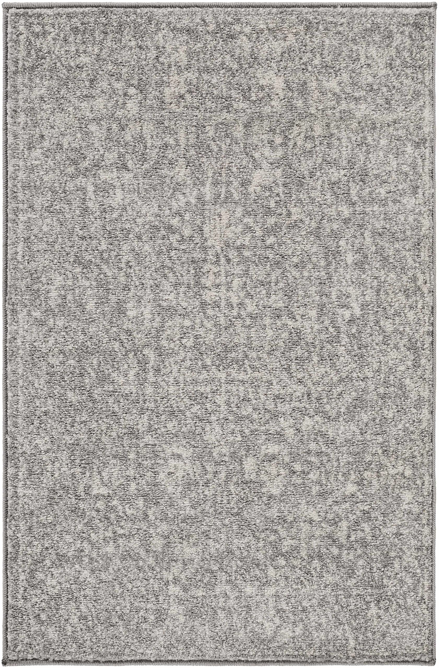 Hauteloom Sigel Traditional Area Rug 2' x 3' - Soft Gray & Beige Living Room Rug, Bedroom Carpet - Perfect for Home Decor, Office, Dorm & Cozy Spaces