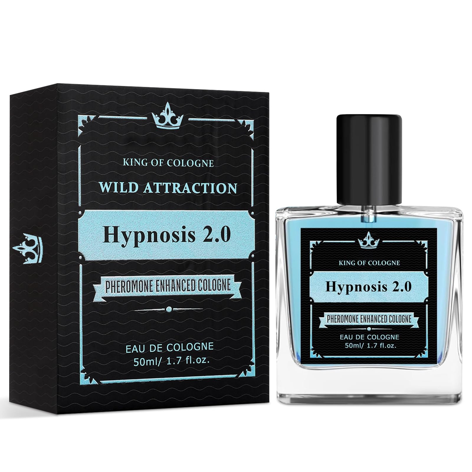 Her Ioss Pheromone Cologne for Men - Hypnosis 2.0 Cologne | Long-Lasting Pheromone Perfume for Attraction | Best Gift for Father, Husband & Boyfriend | Date Night & Special Occasions