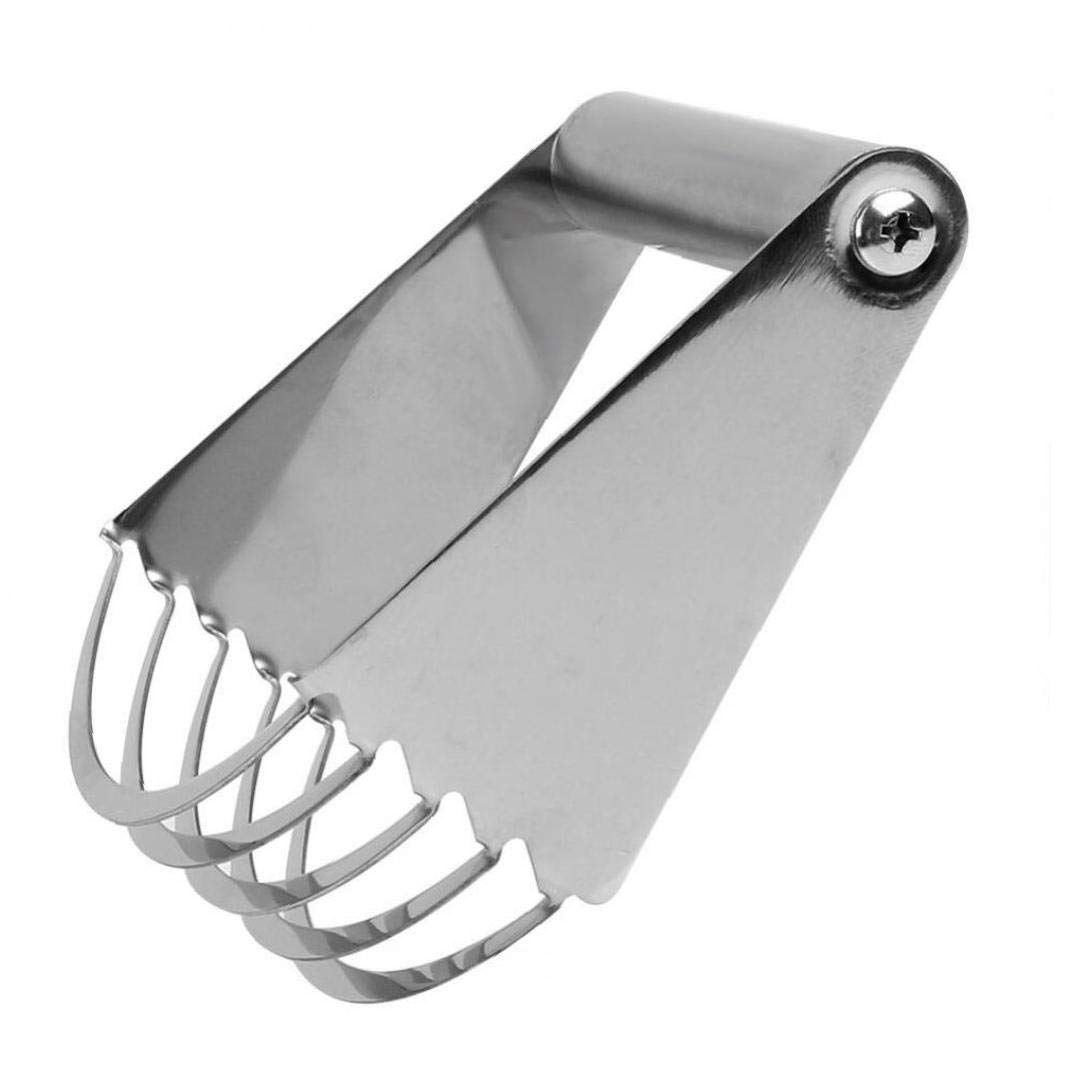 Stainless Steel Dough Blender - Manual Pastry Cutter for Baking, Mixing Flour, Butter & Lard | Perfect for Pies, Cookies & Pastry Making | Heavy Duty Baking Tool for Home & Professional Kitchens