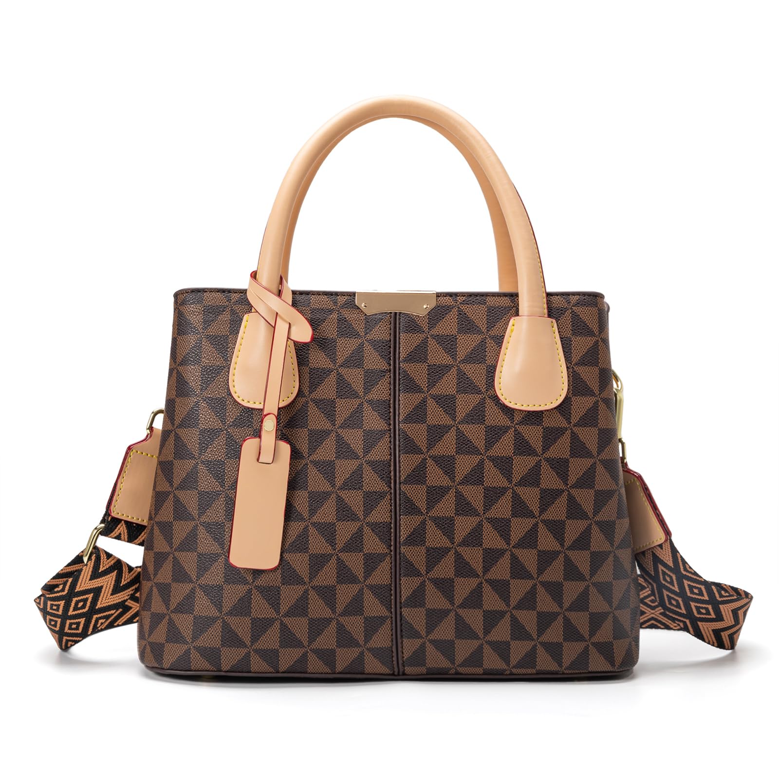 Stylish Women's Large Capacity Tote & Crossbody Bag - Fashionable Shoulder Purse for Work, Commute & Travel | Durable Satchel Handbag for Everyday Use, Office & Shopping