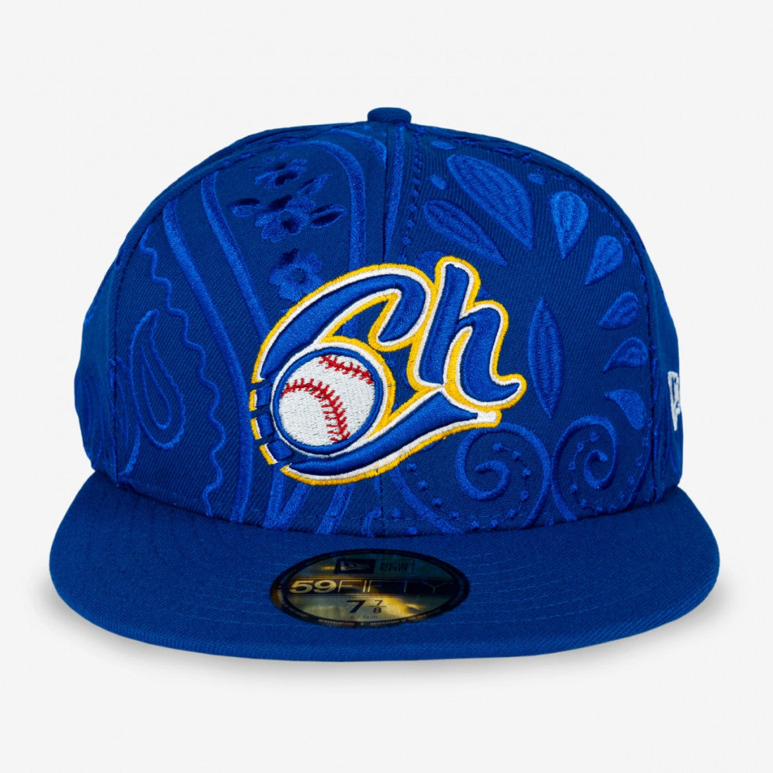 New Era 59Fifty Embroidered Paisley Snapback Cap - Stylish Baseball Hat for Men & Women - Perfect for Sports, Casual Wear, and Street Fashion