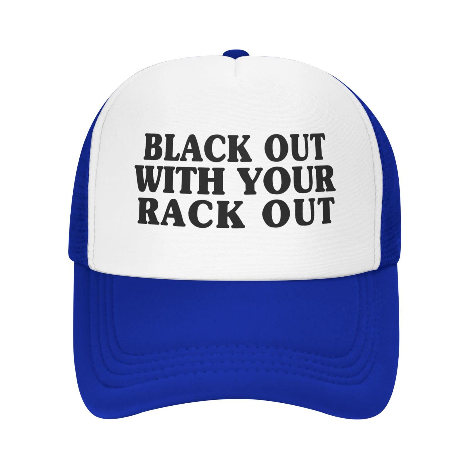 VGGONH Blackout Unisex Trucker Cap - Adjustable Snapback Baseball Hat for Men & Women - Perfect Gift for Youth & Adults - Ideal for Outdoor Sports, Hiking & Casual Wear