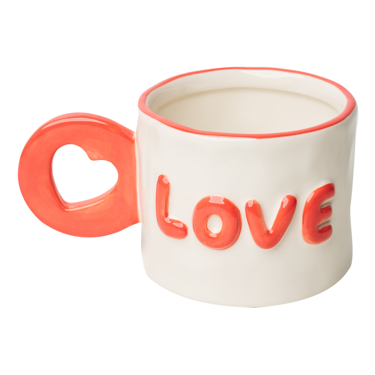 14oz Ceramic Love Message Mug - Perfect for Coffee, Tea & Gifts | Inspirational Quote Cup for Couples, Valentine's Day & Romantic Occasions