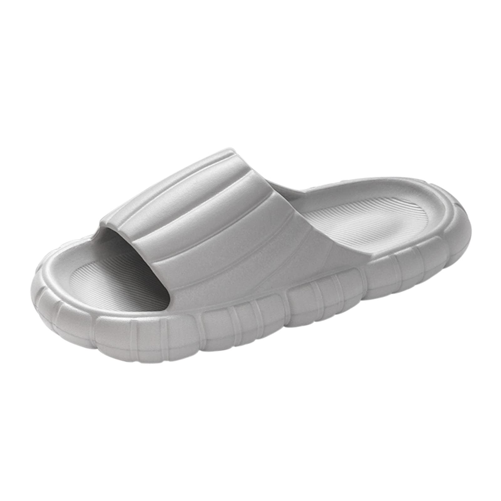 DNYELQ Comfortable Non-Slip Home Slippers for Women & Men - Soft Bathroom Sandals with Colorful Sole, Indoor/Outdoor House Shoes for Relaxing at Home, Spa, or Beach Use