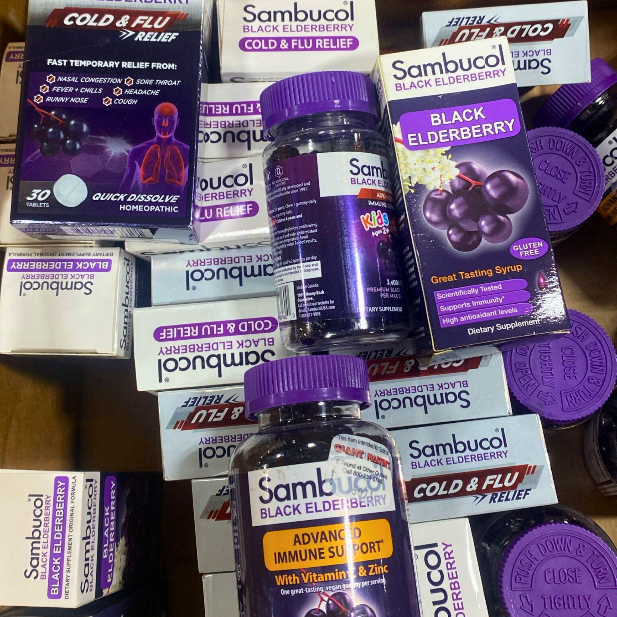 Sambucol Elderberry Gummies for Kids & Adults - Immune Support Supplement with Vitamin C & Zinc (35 Count) - Perfect for Cold & Flu Season, Travel & Daily Wellness