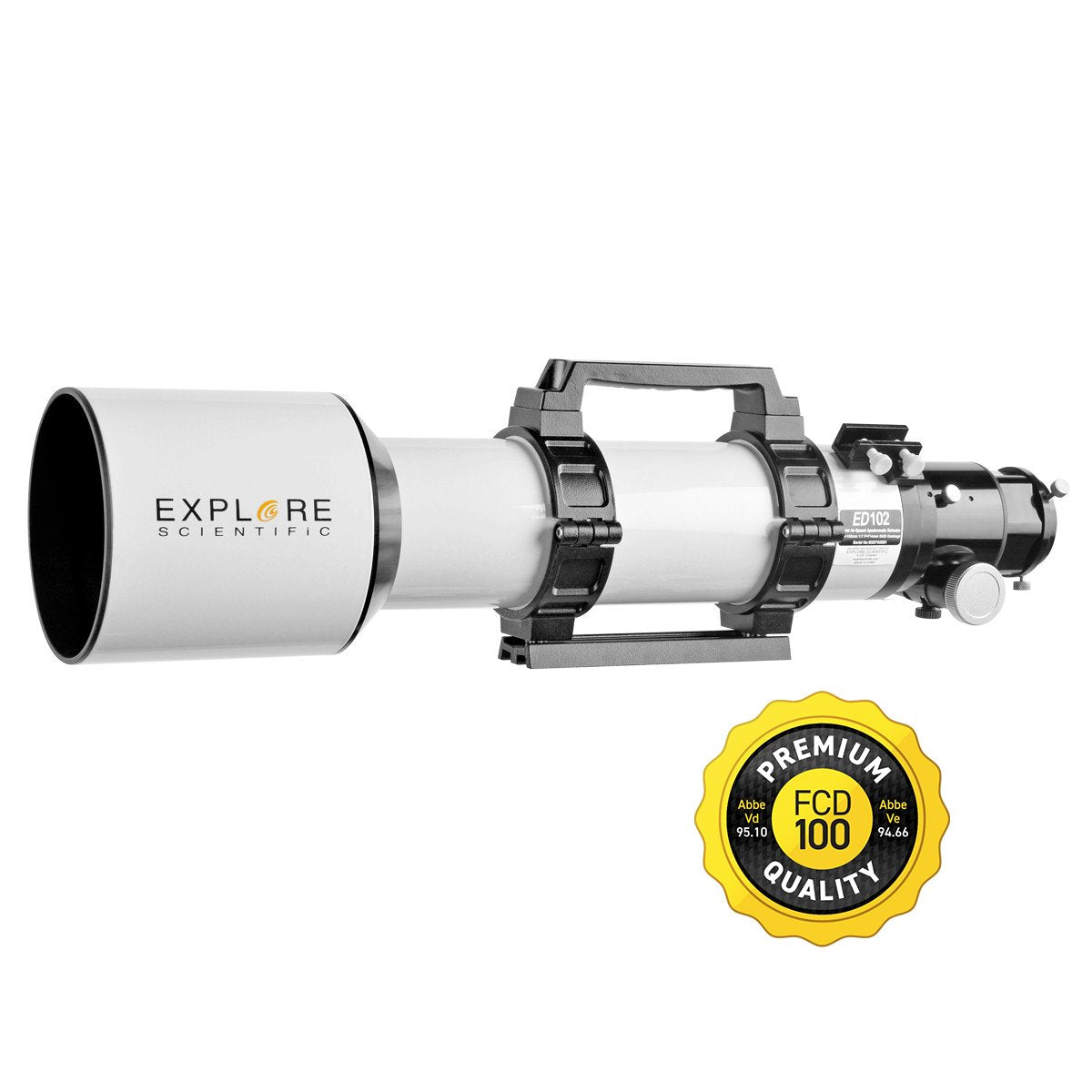 102mm FCD100 Apochromatic Refractor Telescope - Premium Fluorite Glass Lens for Astrophotography & Stargazing | Ideal for Astronomy Enthusiasts & Night Sky Observation