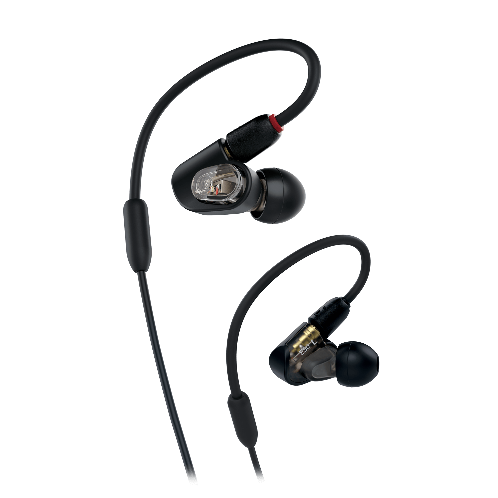 Audio Technica ATH-E50 Professional In-Ear Monitor Earphones with High-Fidelity Sound for Musicians, DJs, and Audiophiles - Perfect for Live Performances, Studio Recording, and Critical Listening