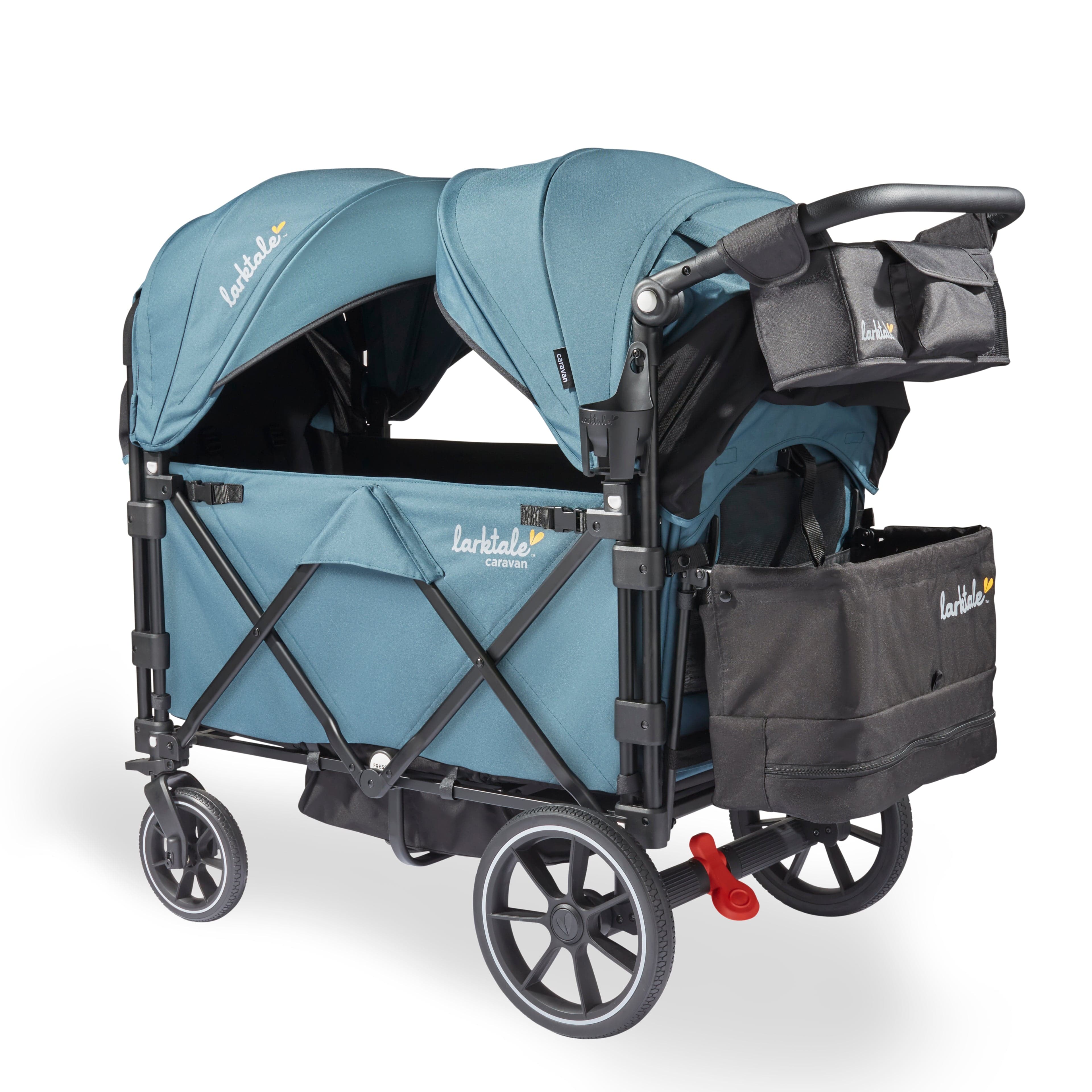 Larktale Caravan V3 All-Terrain Stroller Wagon for Kids - Lightweight, Foldable & Durable for Beach, Park, and Outdoor Adventures