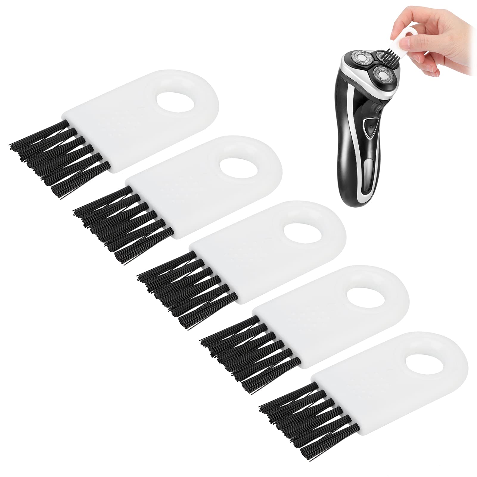 Premium Clipper Cleaning Brushes with PP Handle - Easy Hang Household Cleaning Brushes for Kitchen, Bathroom & Outdoor Use