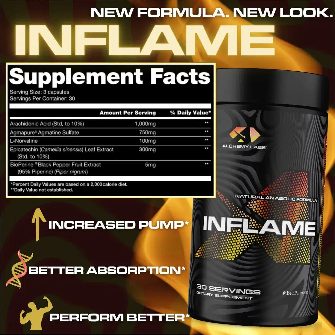 Alchemy Labs Inflame - Premium CBD Oil for Pain Relief & Stress Management | Natural Anti-Inflammatory Supplement | Perfect for Post-Workout Recovery & Daily Wellness