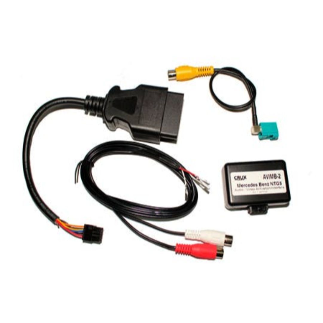 Crux AVIMB 2 Audio Video Interface Module - Compatible with Mercedes Benz COMAND NTG5 Systems | Seamless Smartphone Integration for Navigation & Entertainment | Perfect for Road Trips & Daily Commutes