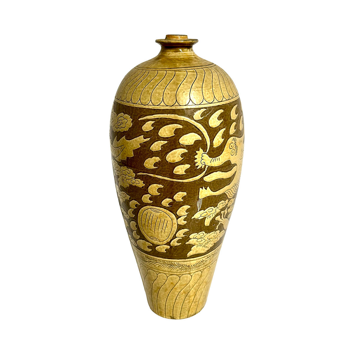 Exquisite Dragon Tall Vase - Elegant Home Decor for Living Room, Dining Table & Wedding Centerpieces