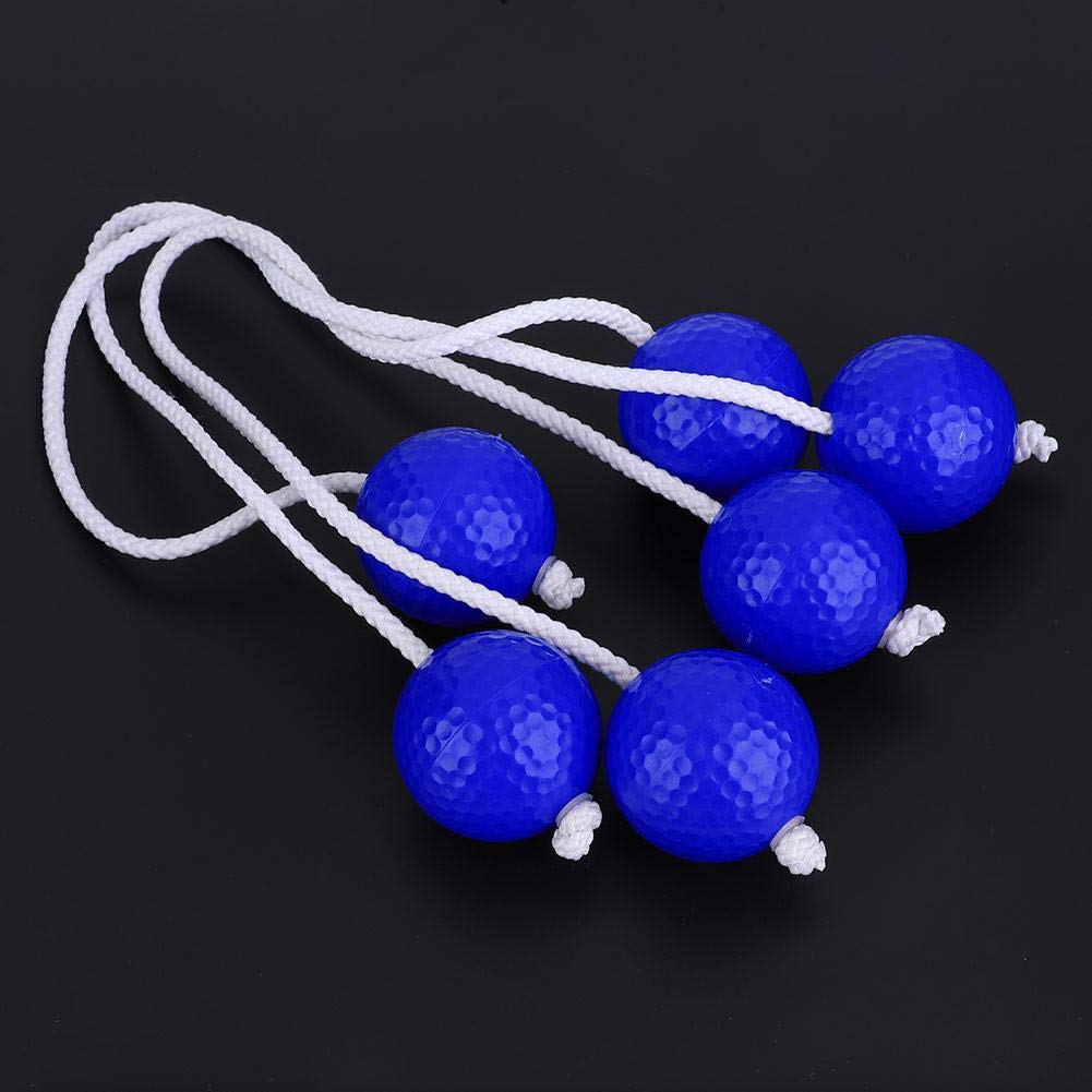 Dioche Ladder Balls Set - 3 Pairs of Toss Bolas with 2 Color Options (Blue) for Outdoor Lawn Games, Backyard Parties & Camping Activities