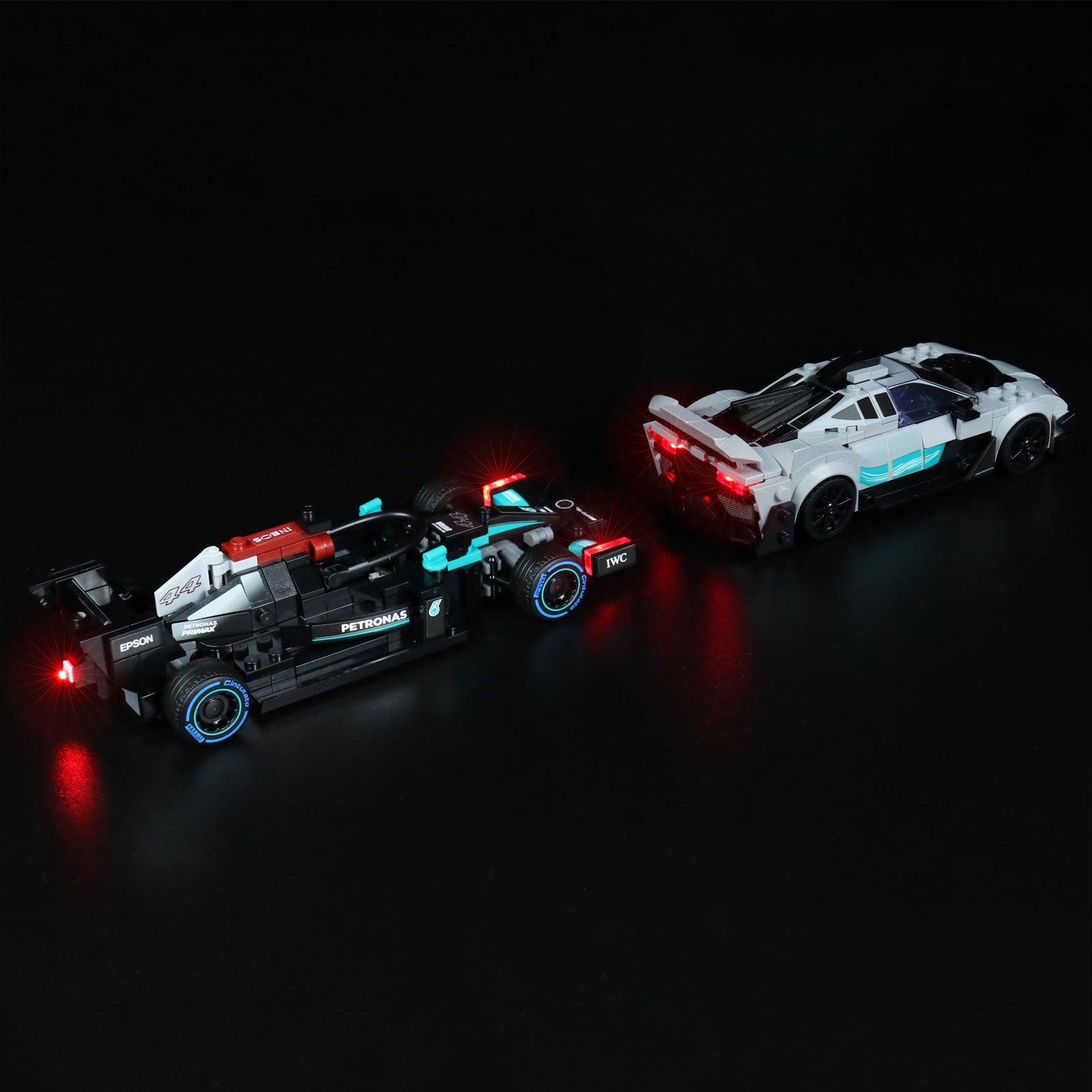 Best Light Kit for LEGO Speed Champions Mercedes AMG 76909 - DIY Car Model Lighting Set for Display & Night Showcase