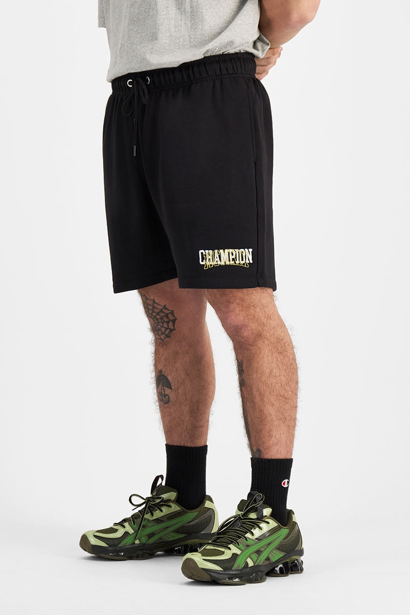 Champion Men's Rochester Athletic Shorts - Black - Comfortable Workout & Casual Wear for Running, Gym, and Everyday Use