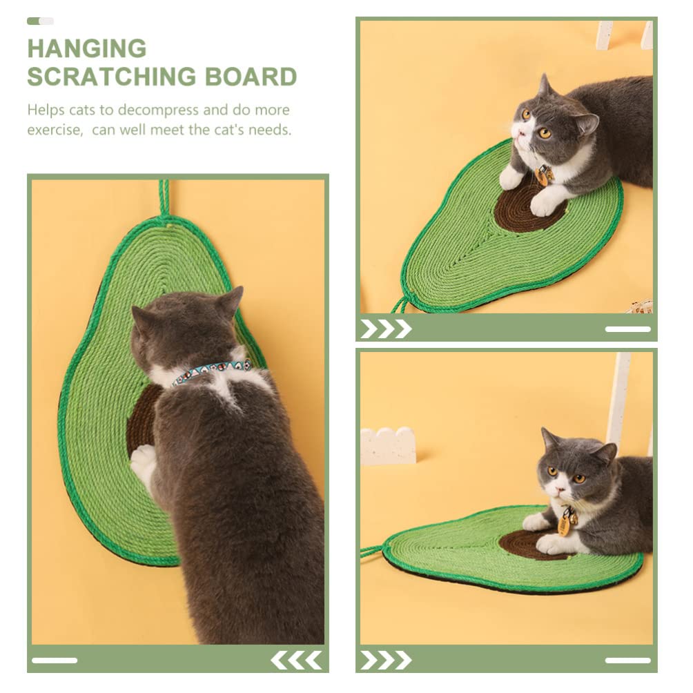 Ipetboom Cat Scratching Mat & Post for Indoor Cats - Sisal & Cardboard Scratcher for Play & Sleep