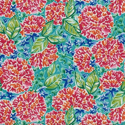 Pink/Blue Garden Blooms