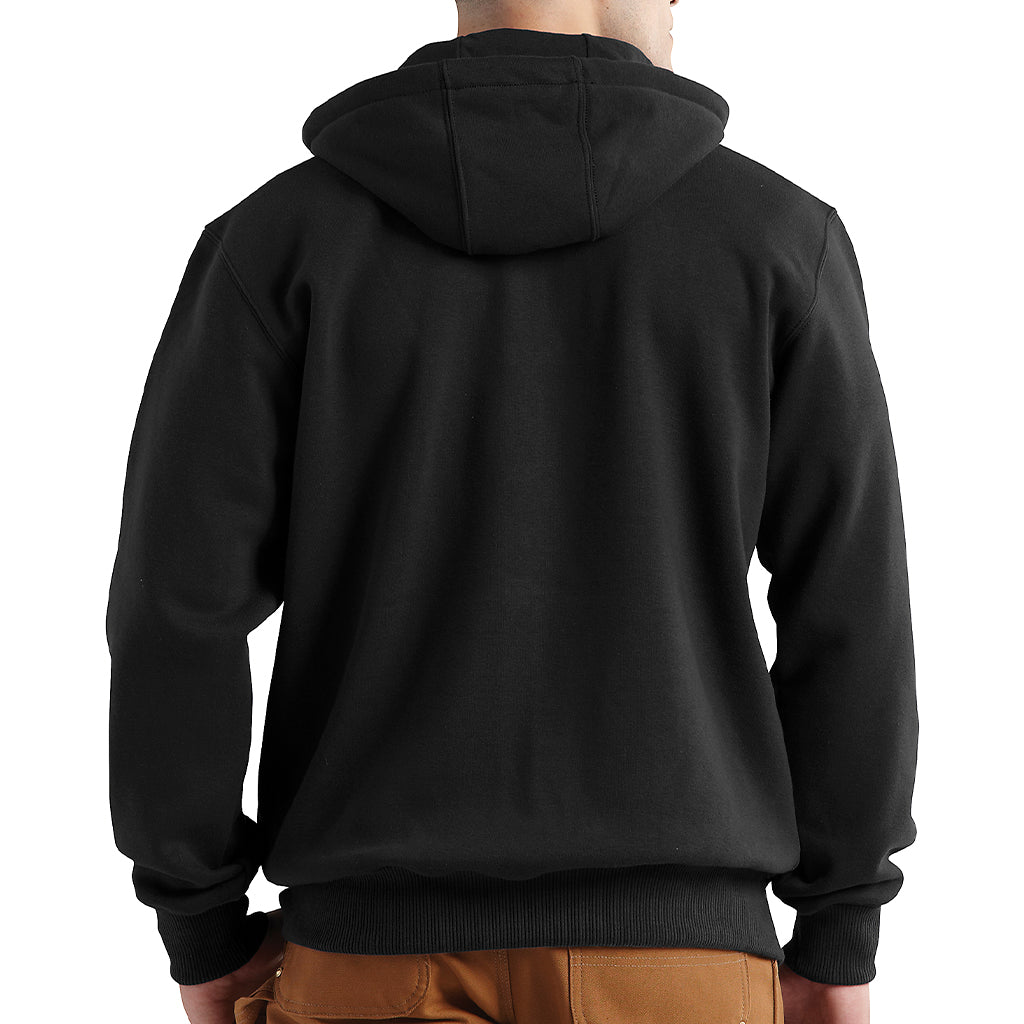 Men's Carhartt Rain Defender Full Zip Hoodie - Waterproof Windproof Fleece Jacket for Outdoor Work & Hiking