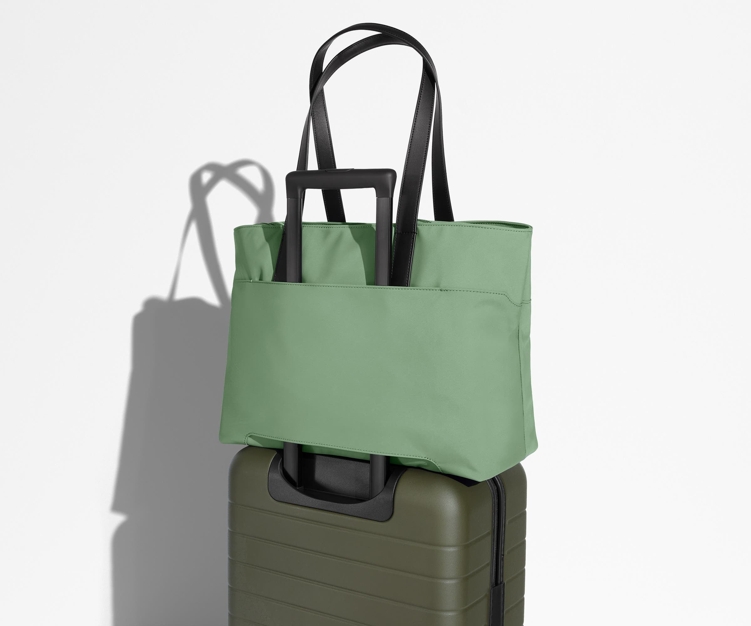 Sea Green The Everywhere Tote - Stylish & Durable Canvas Tote Bag for Women | Perfect for Work, Travel, Shopping & Beach Day Essentials