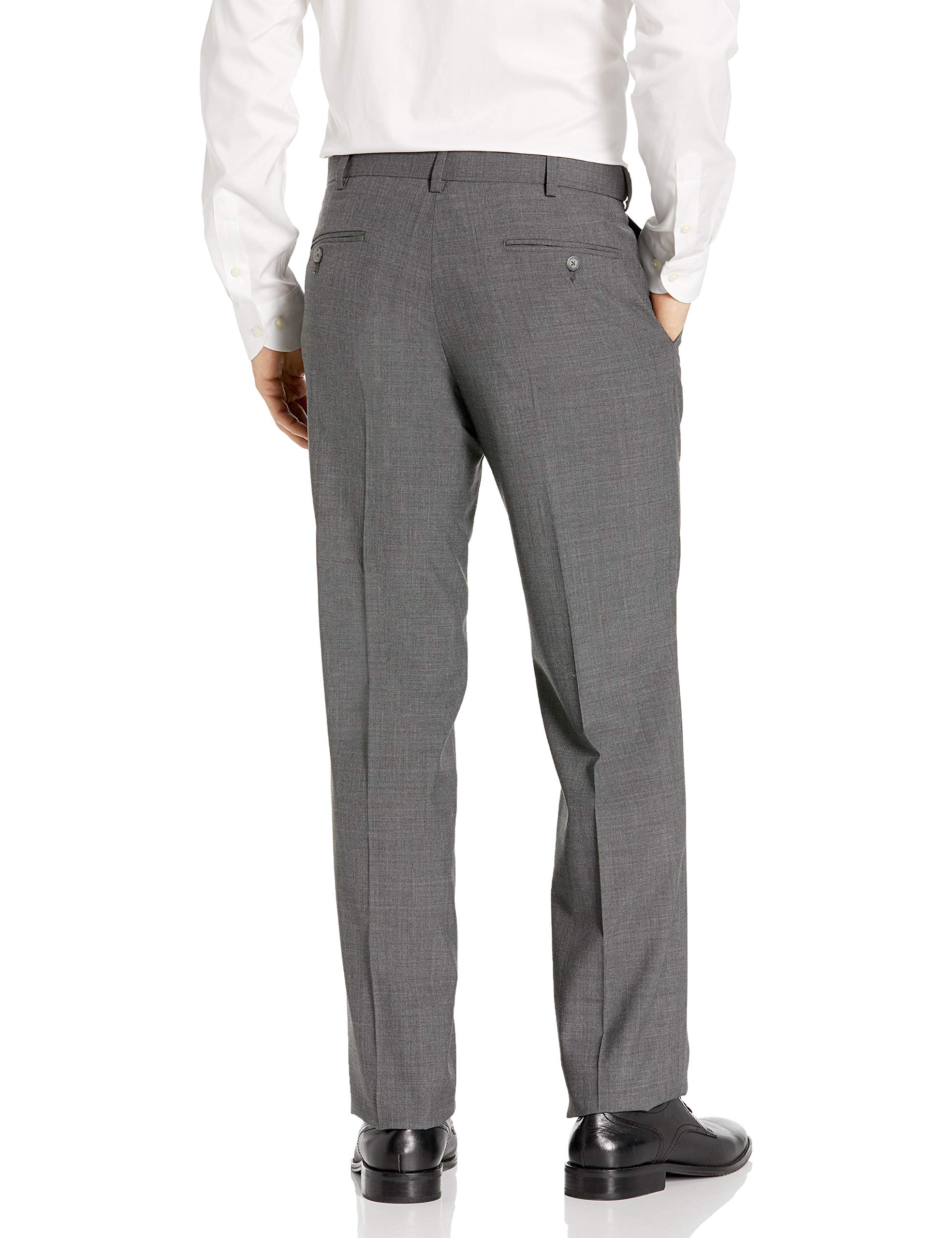 Men's Washable Dress Pants - Plain Front Stretch Comfort Fit for Office & Business Casual | Palm Beach Collection