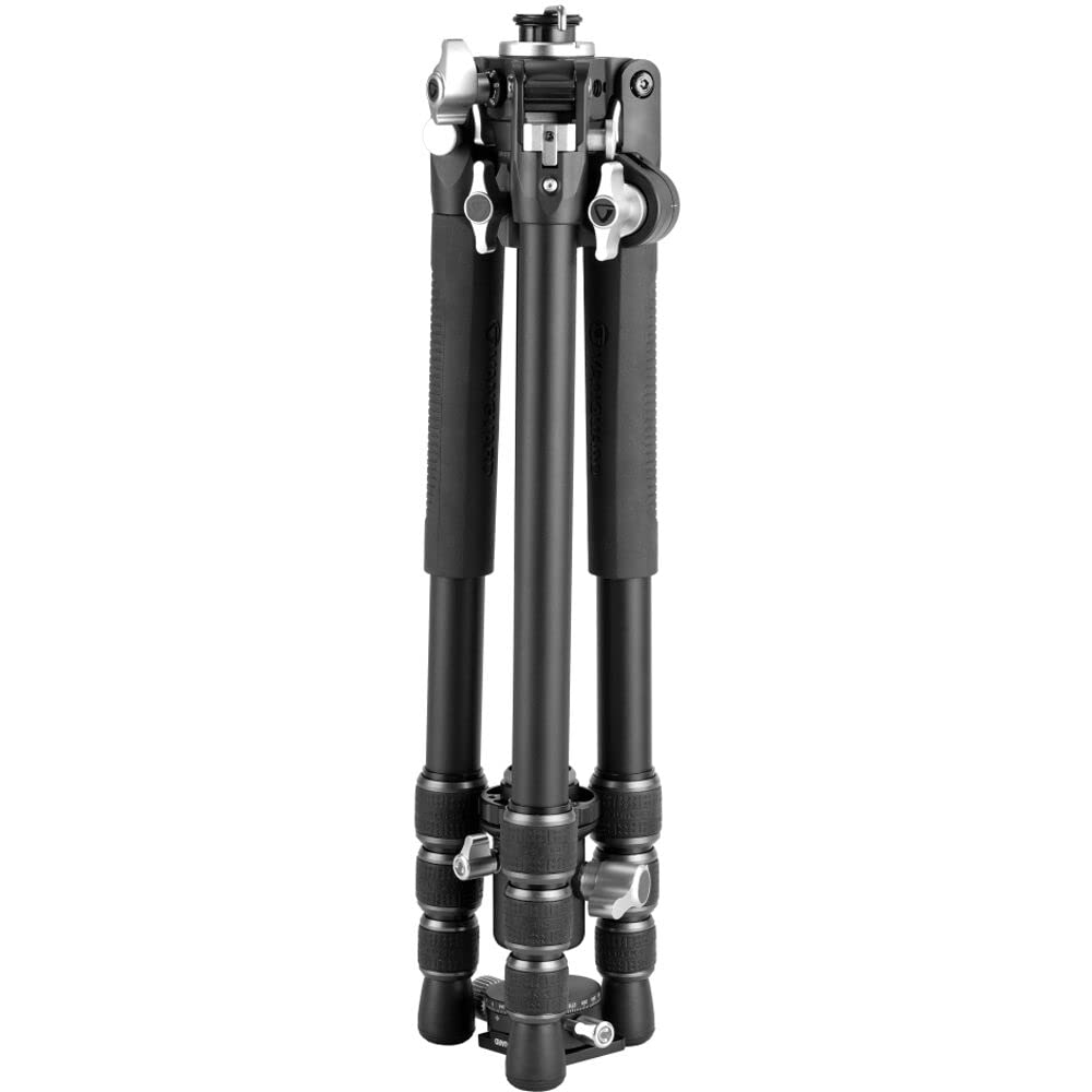 Vanguard VEO 3T+ 264AB Lightweight Aluminum Travel Tripod with Dual Axis Ball Head - 15kg Load Capacity for DSLR Cameras - Perfect for Travel Photography, Hiking & Outdoor Adventures