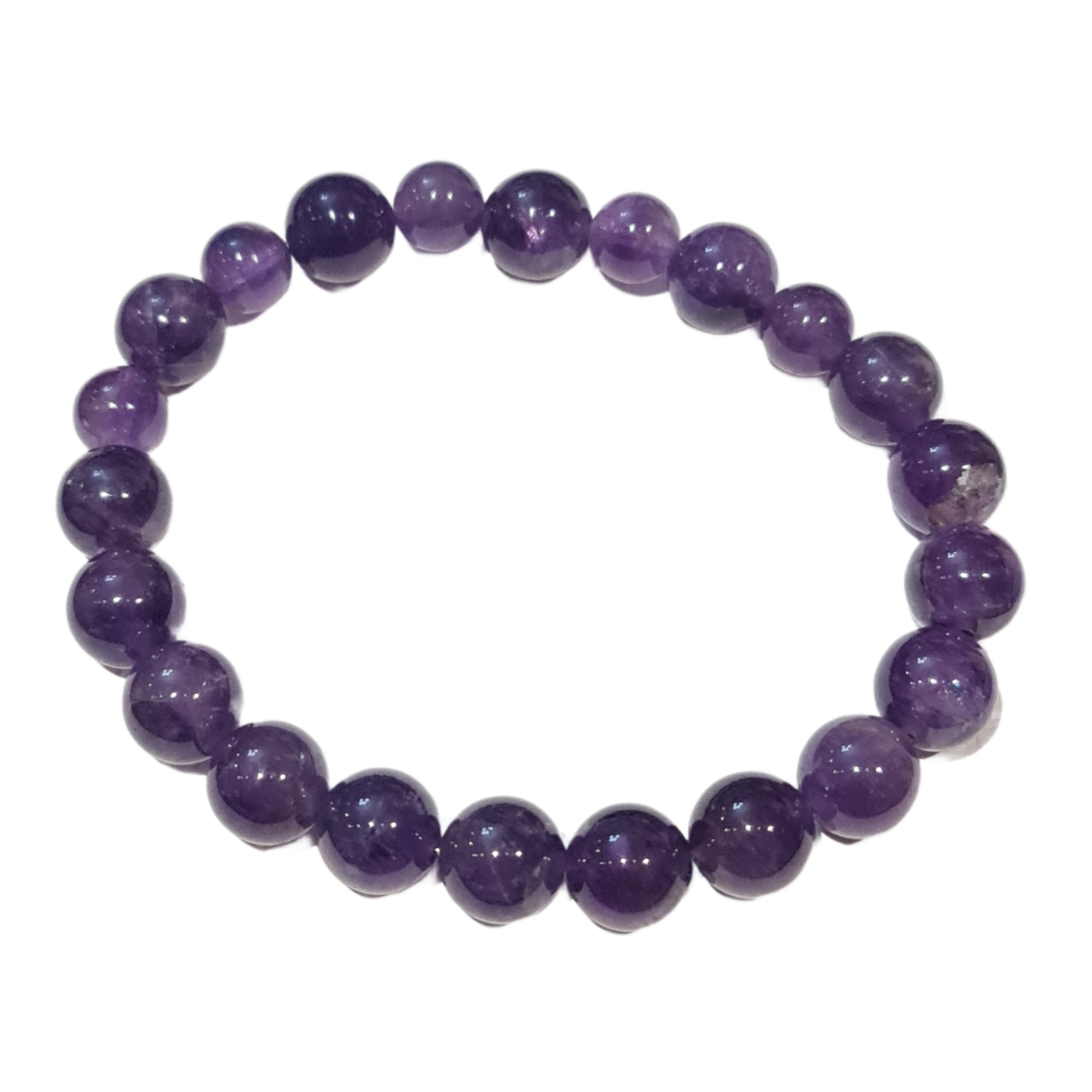 Peace Amethyst Bracelet for Women - Natural Stone Healing Crystal Jewelry for Stress Relief & Positive Energy - Perfect for Meditation, Yoga & Spiritual Gifts