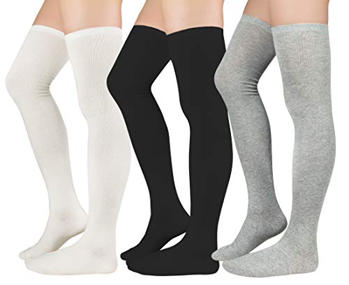 3 Pack Black&white&light Grey
