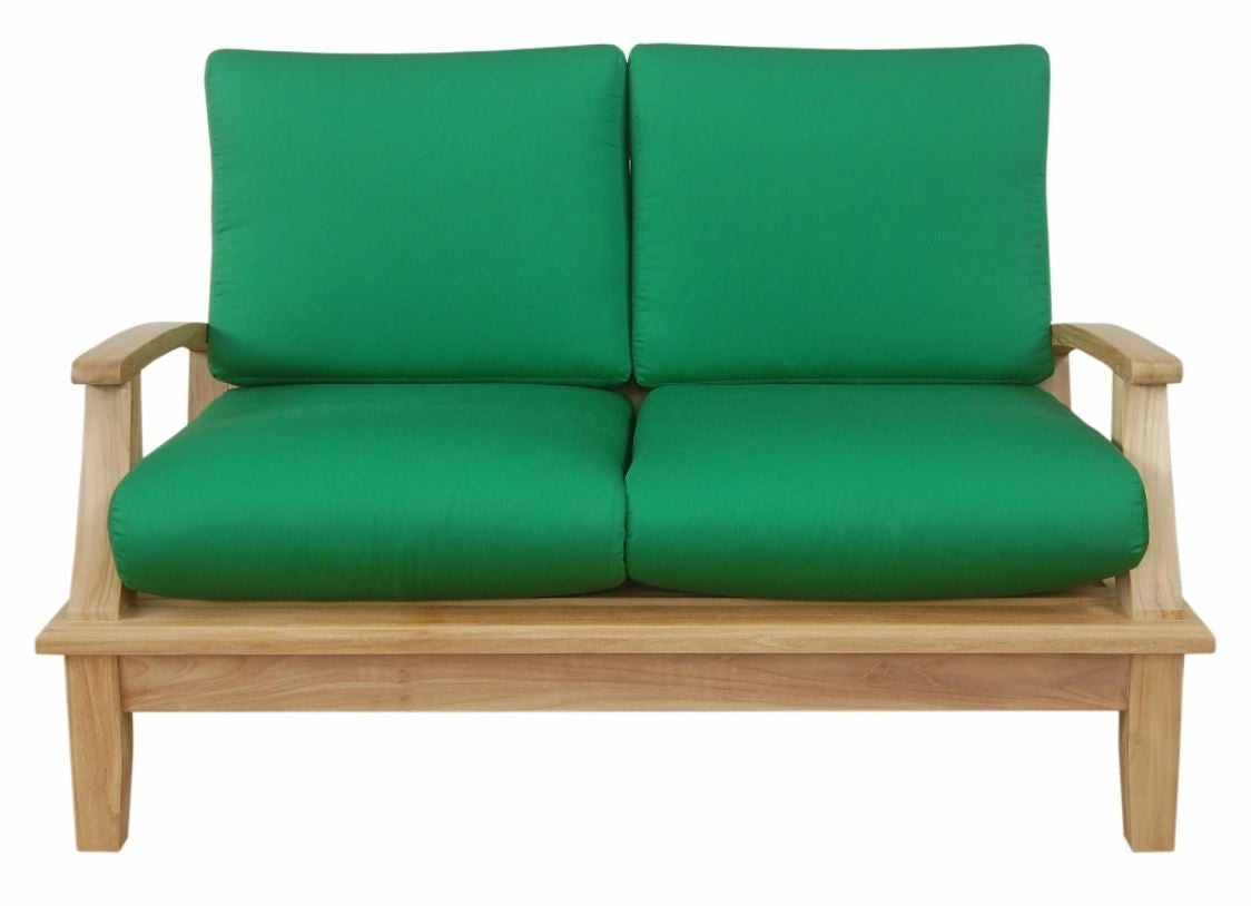 Anderson Teak Brianna Deep Seating Loveseat with Cushion - DS 102 - Outdoor Patio Furniture for Garden, Poolside & Deck Relaxation