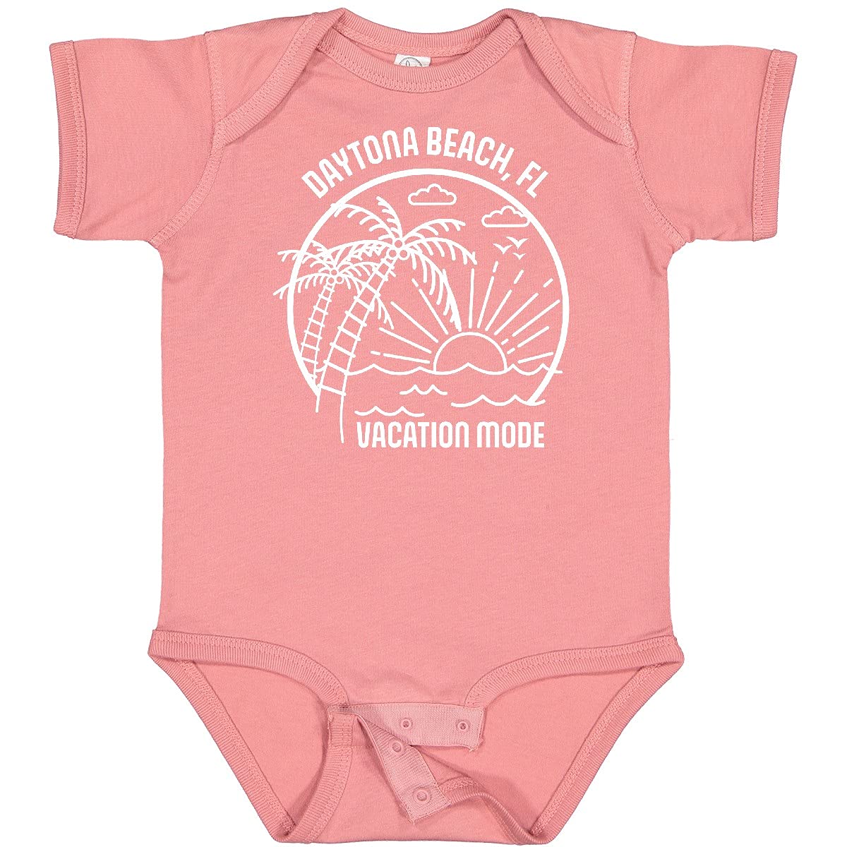 Inktastic Summer Vacation Mode Daytona Beach Florida Baby Bodysuit - Cute Florida-Themed Onesie for Infants & Toddlers - Perfect for Beach Trips, Family Vacations & Photo Shoots