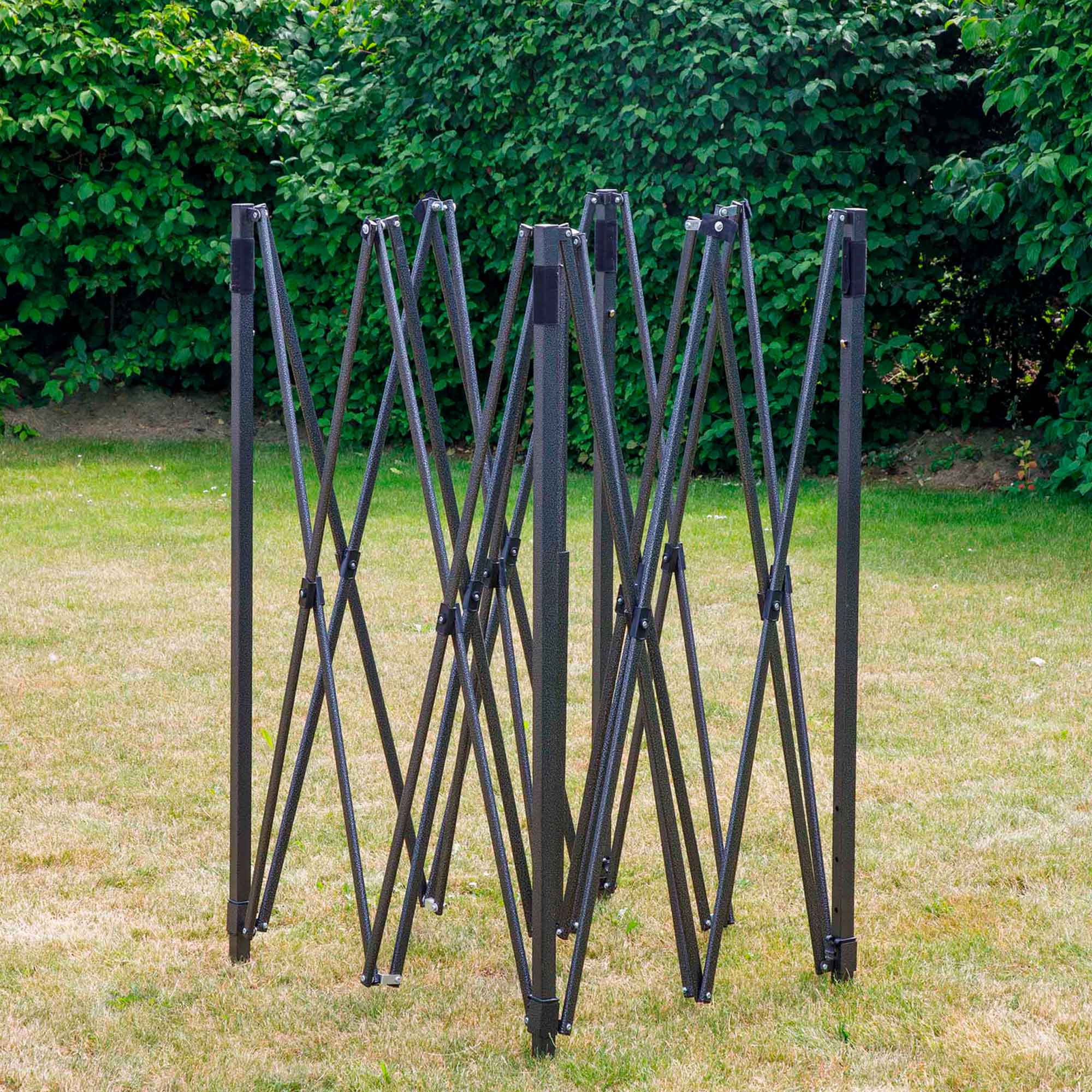 Premium 2x2m Pop Up Gazebo with Water Resistant Canopy - Includes Carry Bag, Stakes & Weight Bags - Dark Green (DG128) - Perfect for Backyard BBQs, Camping Trips and Outdoor Events
