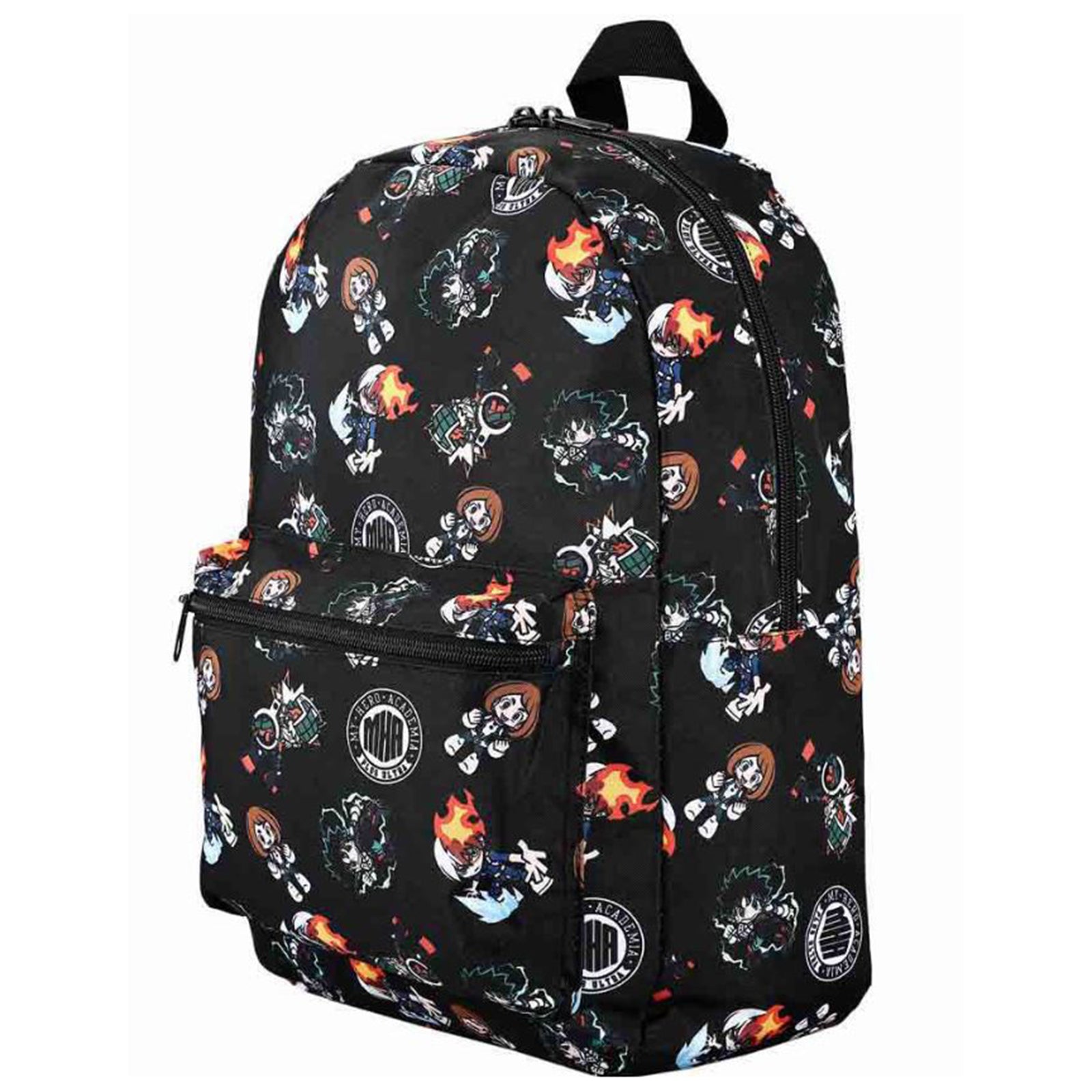 My Hero Academia Chibi AOP Backpack - Anime School Bag for Kids & Teens - Perfect for School, Travel & Cosplay