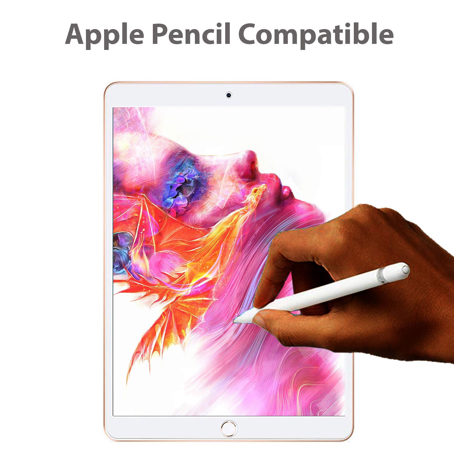 2-Pack Ultra HD Clear Tempered Glass Screen Protector for 10.2-inch iPad (9th/8th Gen 2021/2020) - Anti-Bubble, Anti-Scratch, 9H Hardness - Perfect for Work, Study & Entertainment Protection