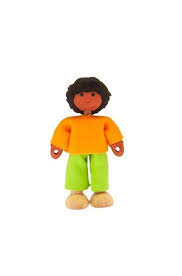 Happy Wooden Dolls - Handcrafted African Wooden Figurines for Home Decor, Gift Giving & Cultural Displays