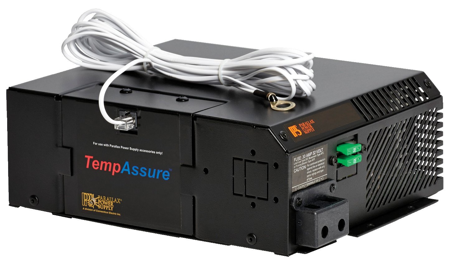 Parallax 5475TC 75 Amp Power Converter Charger - Heavy Duty RV Marine Battery Charger for Camping, Boating & Off-Grid Power Supply